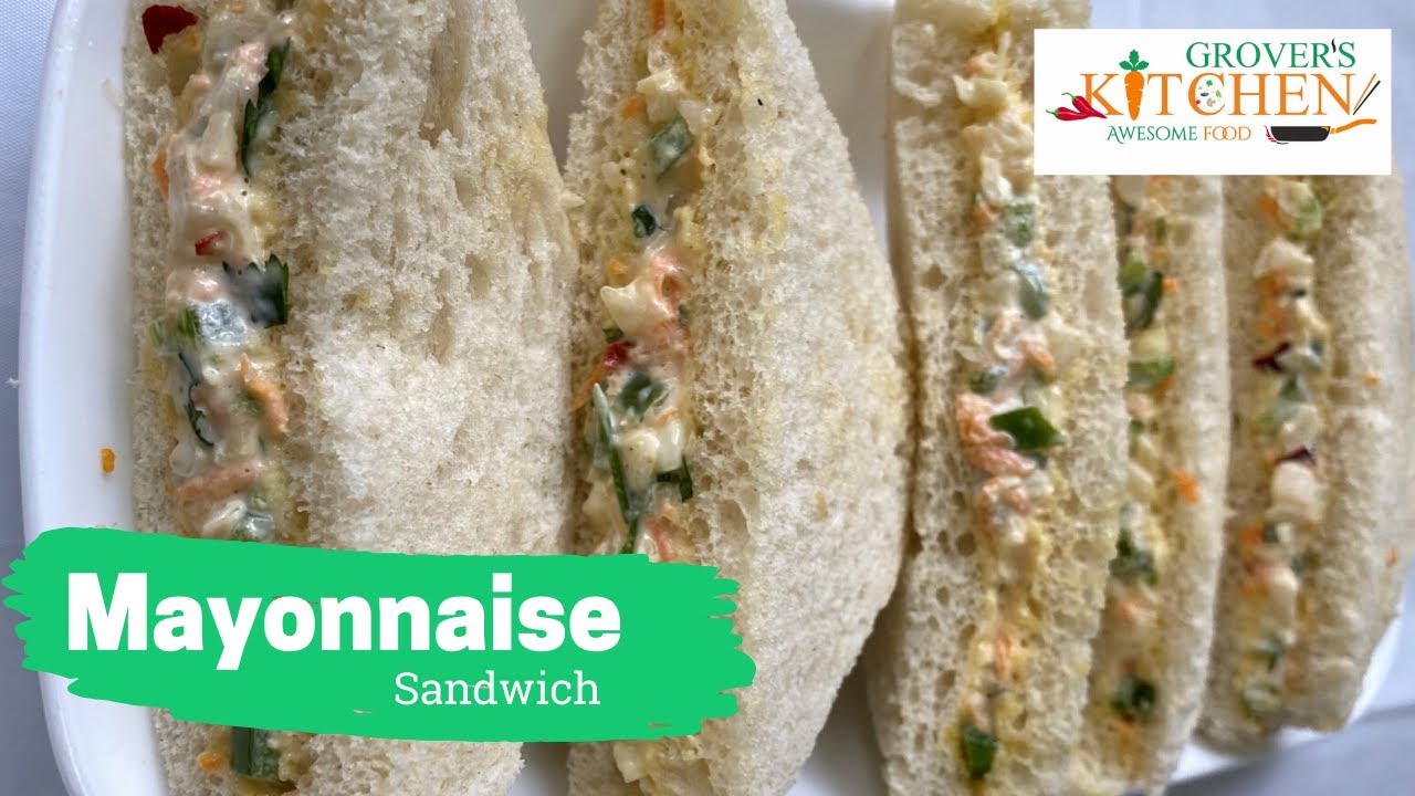 Mayonnaise Vegetable Sandwich | Mayonnaise Sandwich