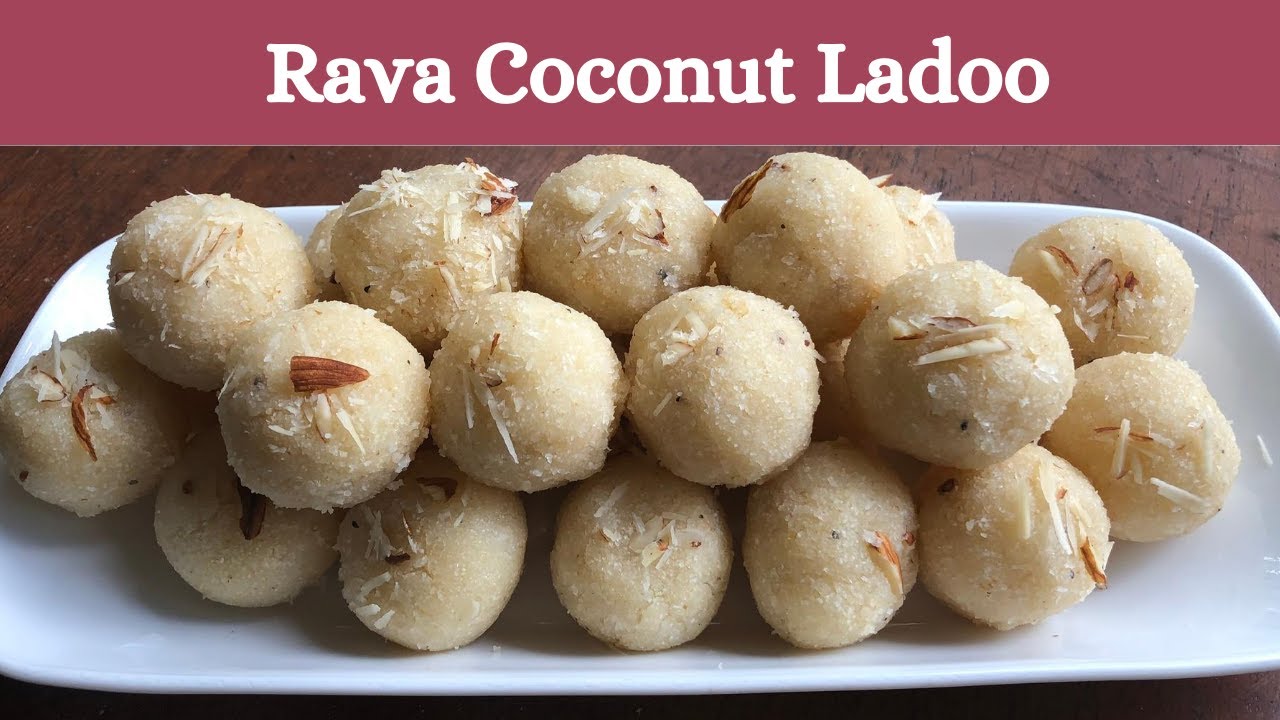 Janmashtami Special Rava Coconut Ladoo | How to Prepare Rava Ladoo | Sooji Ke Ladoo Recipe